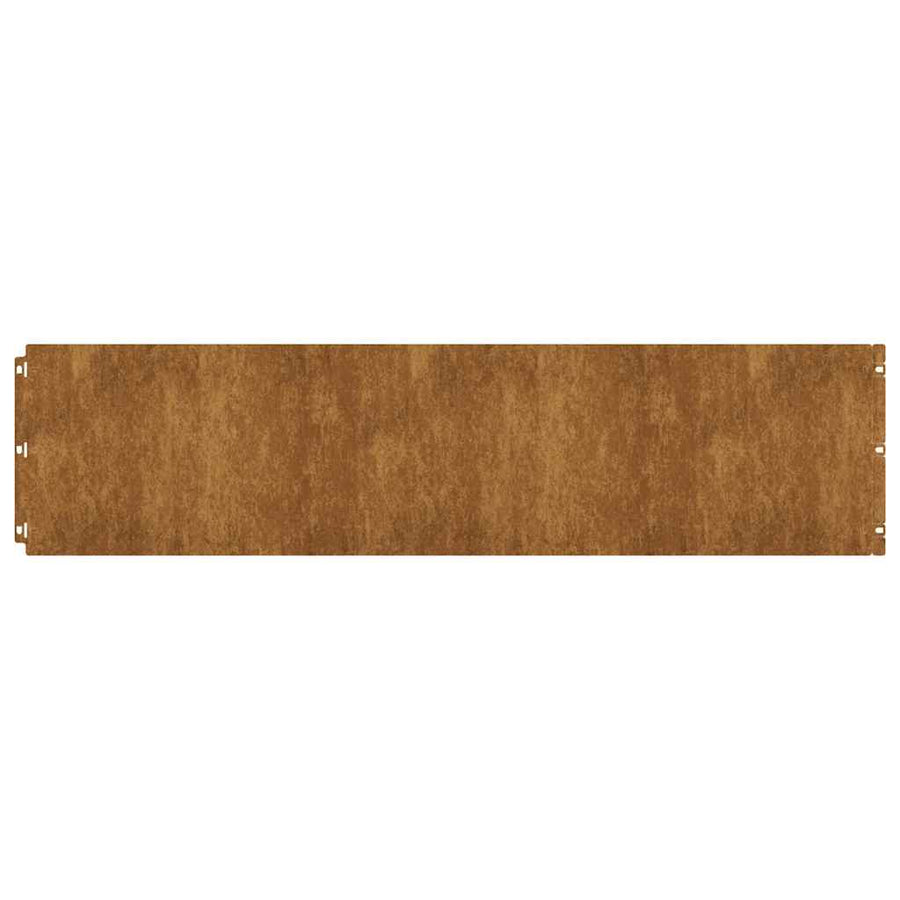 Graskanten 20 st 25x103 cm flexibel weervast staal
