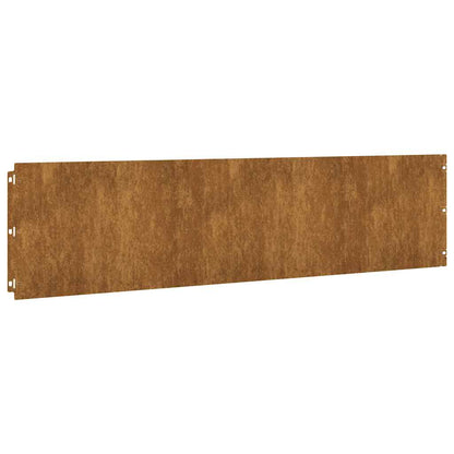 Graskanten 20 st 25x103 cm flexibel weervast staal