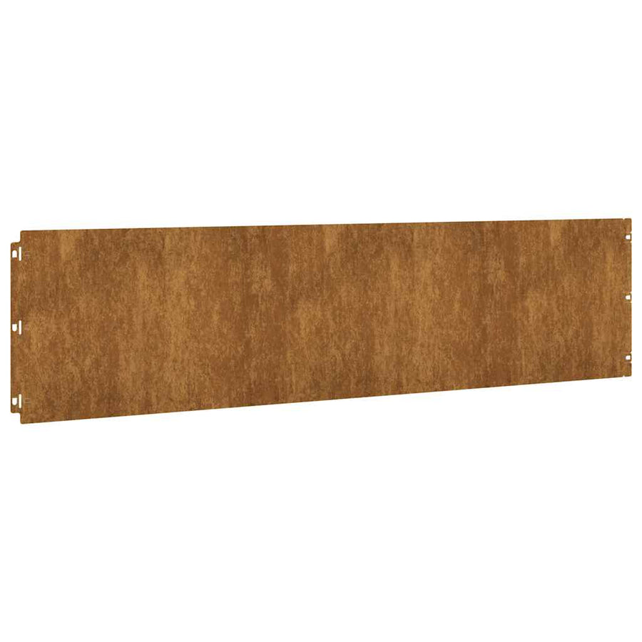 Graskanten 20 st 25x103 cm flexibel weervast staal