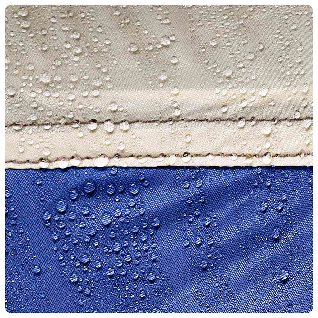 Zwembadtent afneembare buitentent gaaswanden azuurblauw