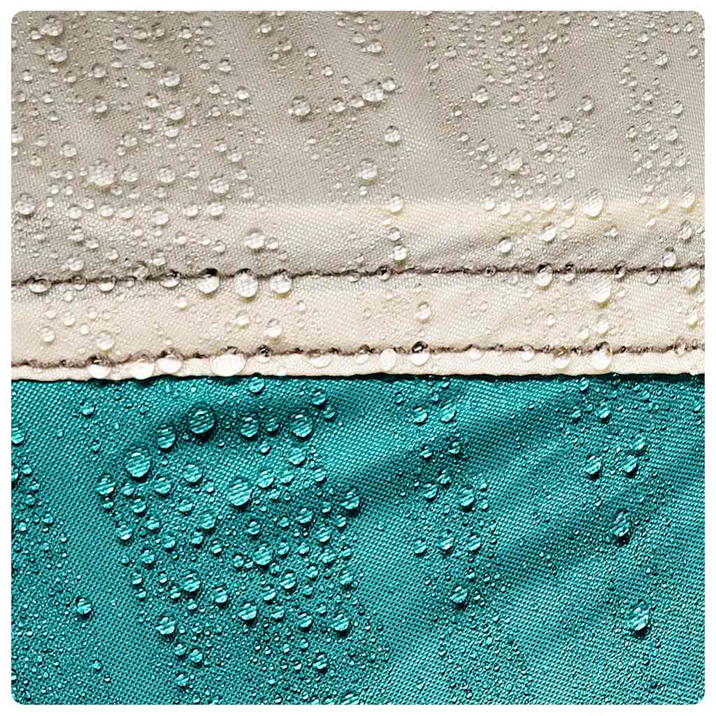 Zwembadtent uitneembare buiten- gaaswanden 512x458 cm zeegroen