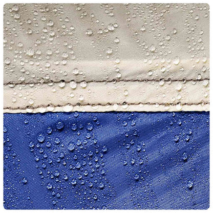 Zwembadtent afneembare buitentent gaaswanden azuurblauw