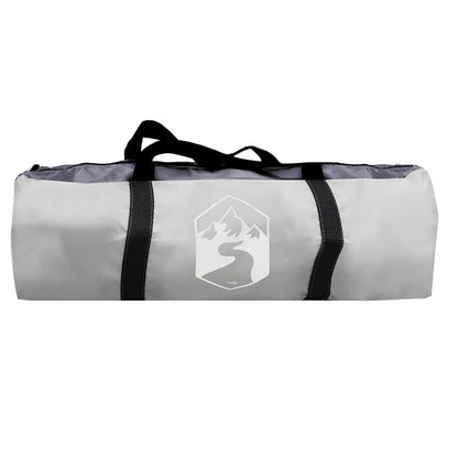 Zwembadtent met uitneembare buiten- gaaswanden 618x532 cm grijs