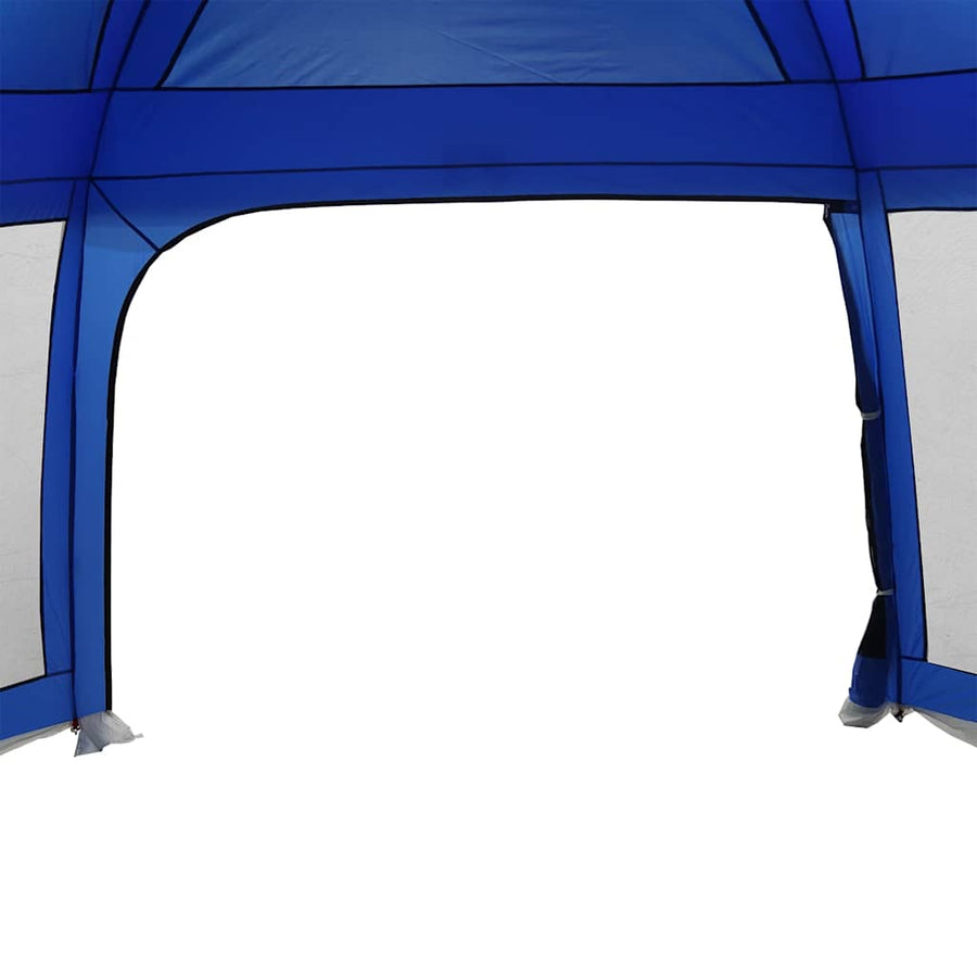 Zwembadtent afneembare buitentent gaaswanden azuurblauw