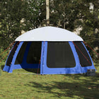 Zwembadtent 510x510x260 cm gaaswanden azuurblauw