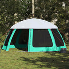 Zwembadtent 510x510x260 cm zeegroen gaaswanden