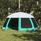 Zwembadtent 612x612 cm zeegroen gaaswanden