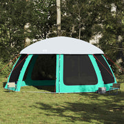 Zwembadtent 612x612 cm zeegroen gaaswanden