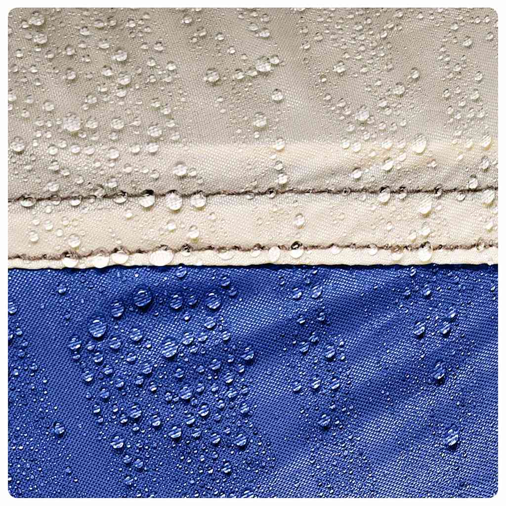 Zwembadtent afneembare buitentent gaaswanden azuurblauw