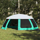 Zwembadtent 690x690x280 cm zeegroen