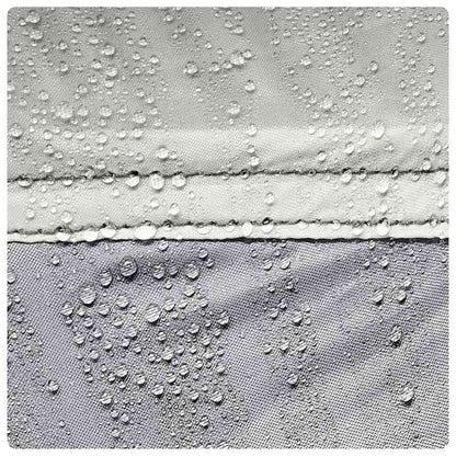 Zwembadtent met uitneembare buiten- gaaswanden 690x690 cm grijs