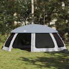 Zwembadtent 690x690x280 cm grijs