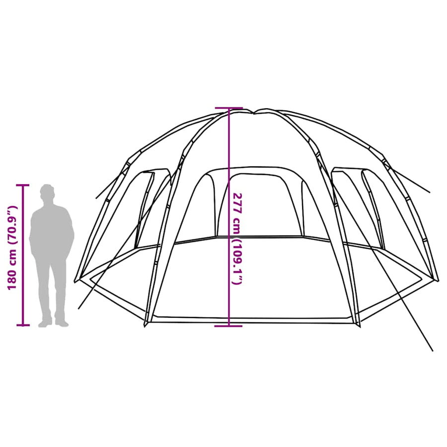 Partytent waterdicht azuurblauw