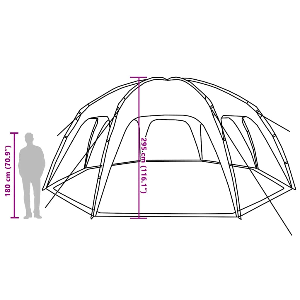 Partytent waterdicht azuurblauw