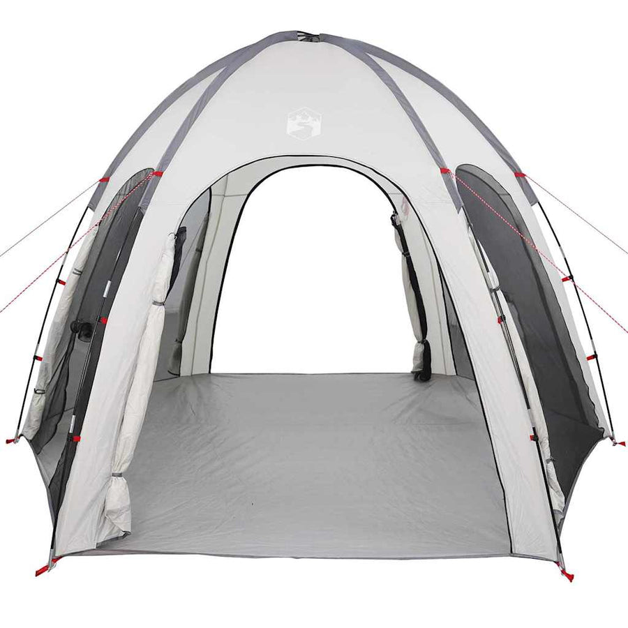 Zwembad Tent Grijs 366 x 305 x 231 cm Polyester en Glasvezel