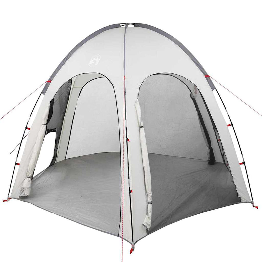 Zwembad Tent Grijs 366 x 305 x 231 cm Polyester en Glasvezel