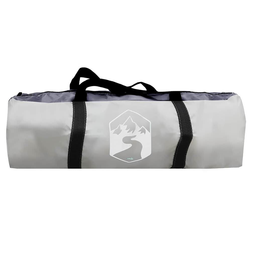 Zwembad Tent Grijs 366 x 305 x 231 cm Polyester en Glasvezel
