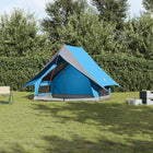 Family Tent with Roof Blue and Grey 315 x 286 x 200 cm
