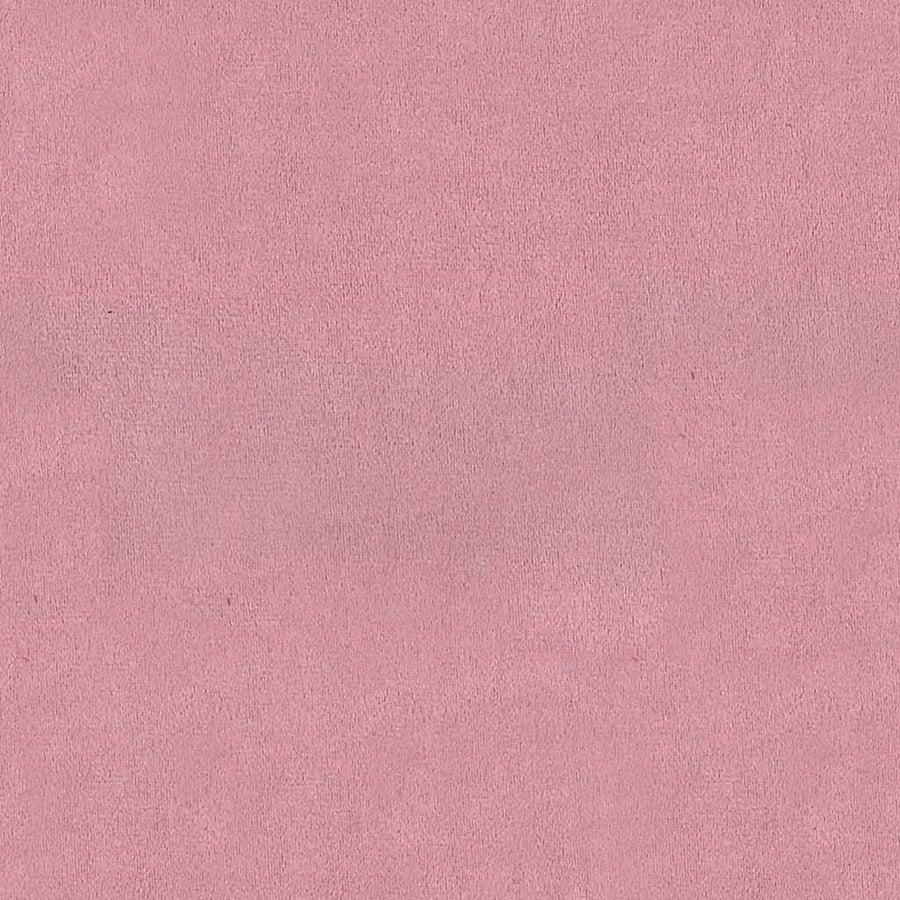 Relaxstoel met voetenbank fluweel roze
