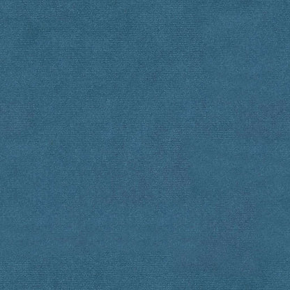 Relaxstoel met voetenbank fluweel blauw