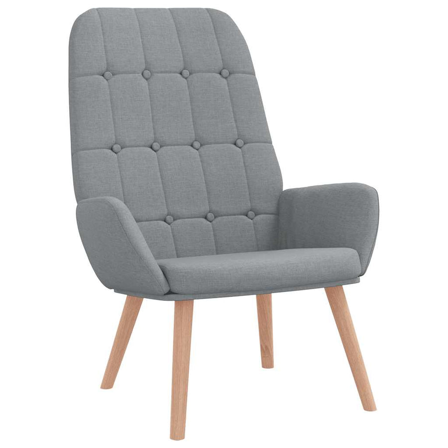 Relaxstoel Met Voetenbankje Stof 1