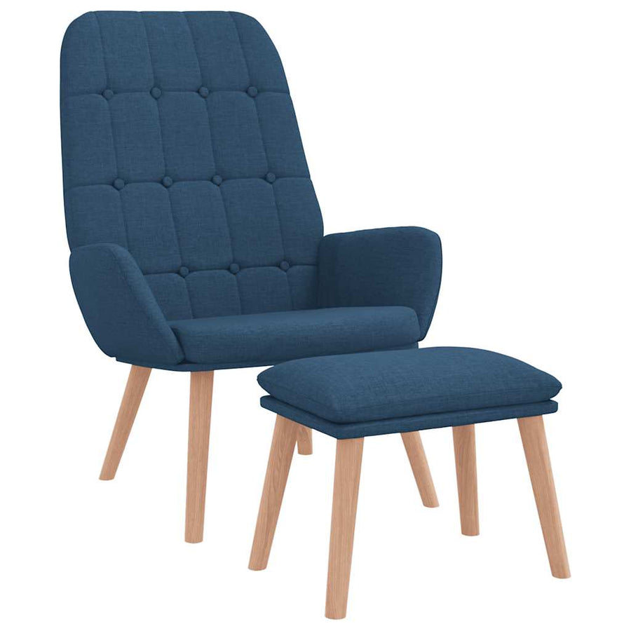 Relaxstoel Stof Blauw