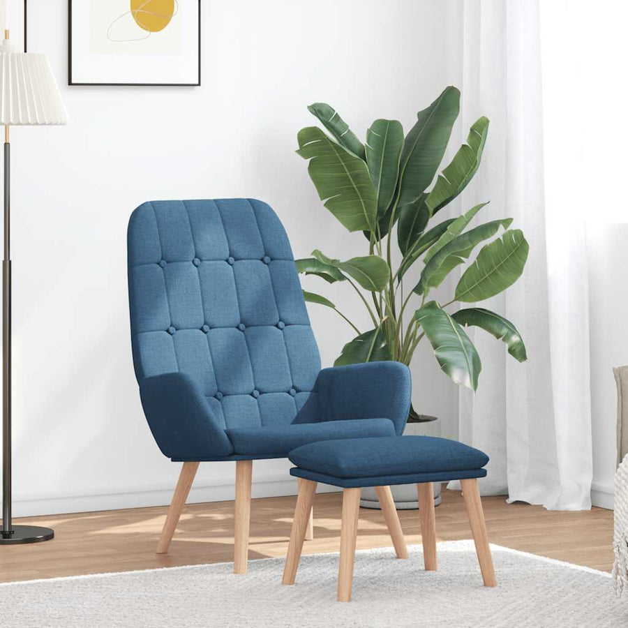 Relaxstoel Stof Blauw