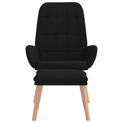 Relaxstoel Stof Zwart