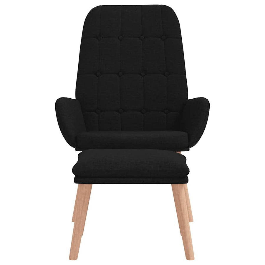Relaxstoel Stof Zwart