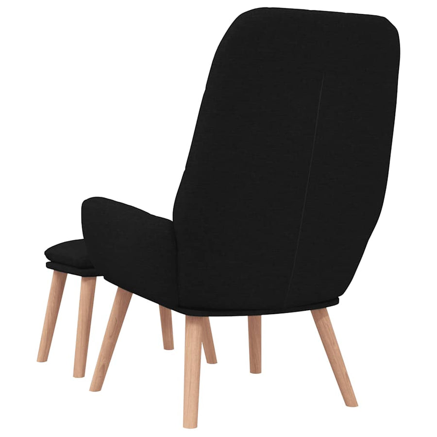 Relaxstoel Stof Zwart