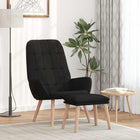 Relaxstoel Stof Zwart