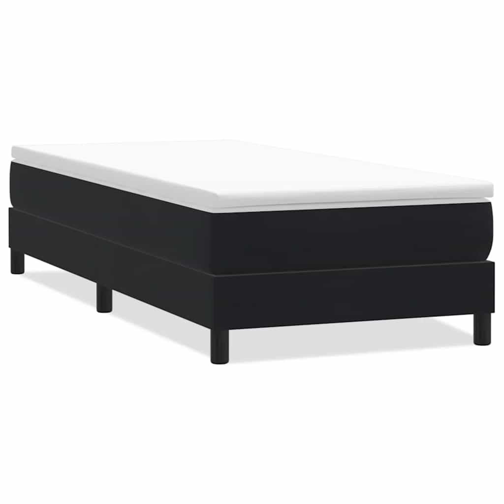 Boxspring zonder matras fluweel zwart 80x210 cm