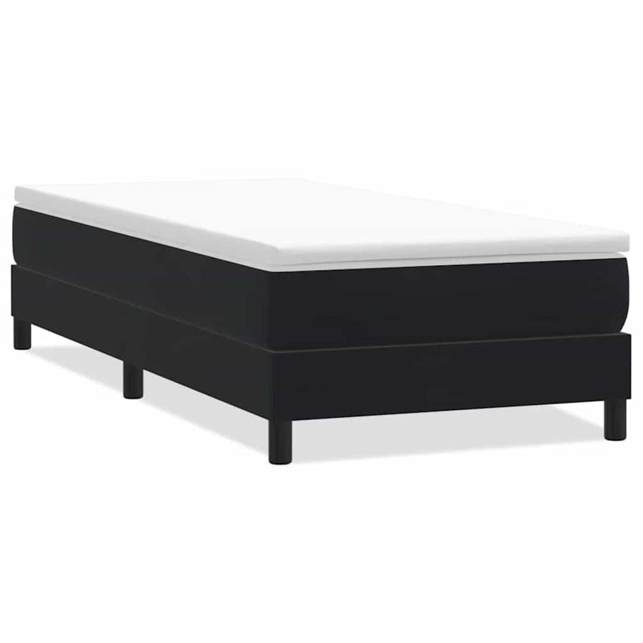 Boxspring zonder matras fluweel zwart 80x210 cm