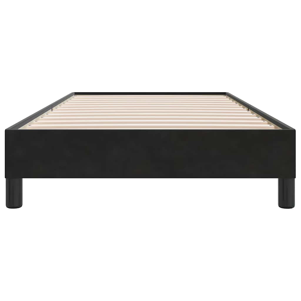 Boxspring zonder matras fluweel zwart 80x210 cm