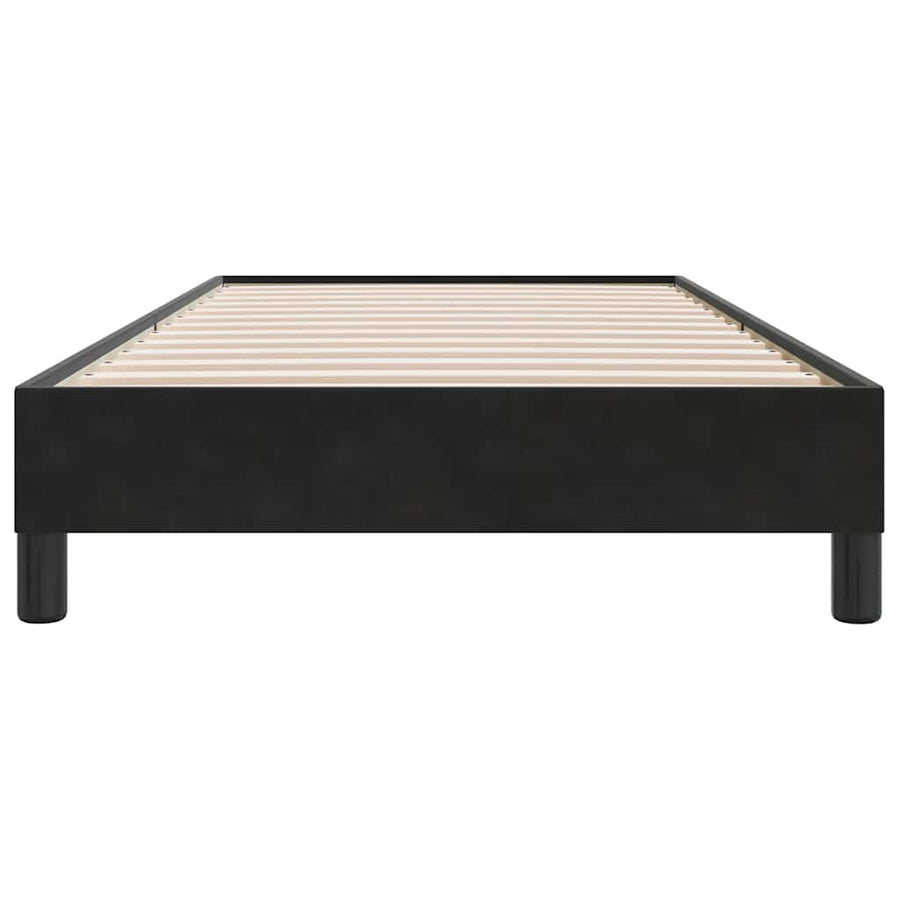 Boxspring zonder matras fluweel zwart 80x210 cm
