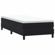 Box spring without mattress velvet black 80x210 cm