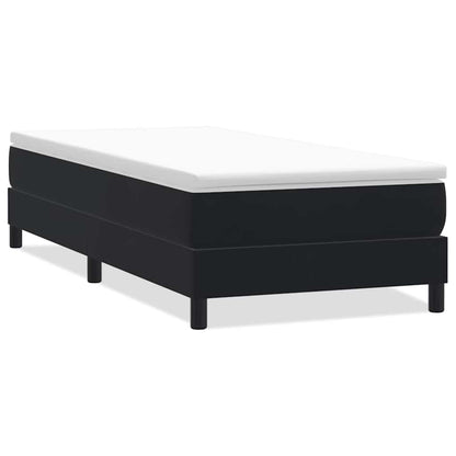Boxspring zonder matras fluweel zwart 100x210 cm