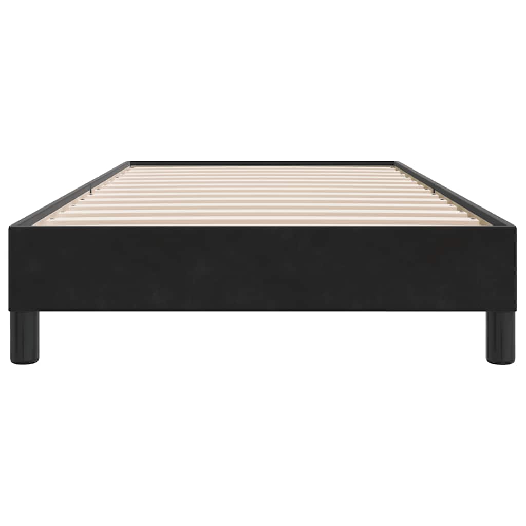 Boxspring zonder matras fluweel zwart 100x210 cm