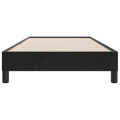 Boxspring zonder matras fluweel zwart 100x210 cm