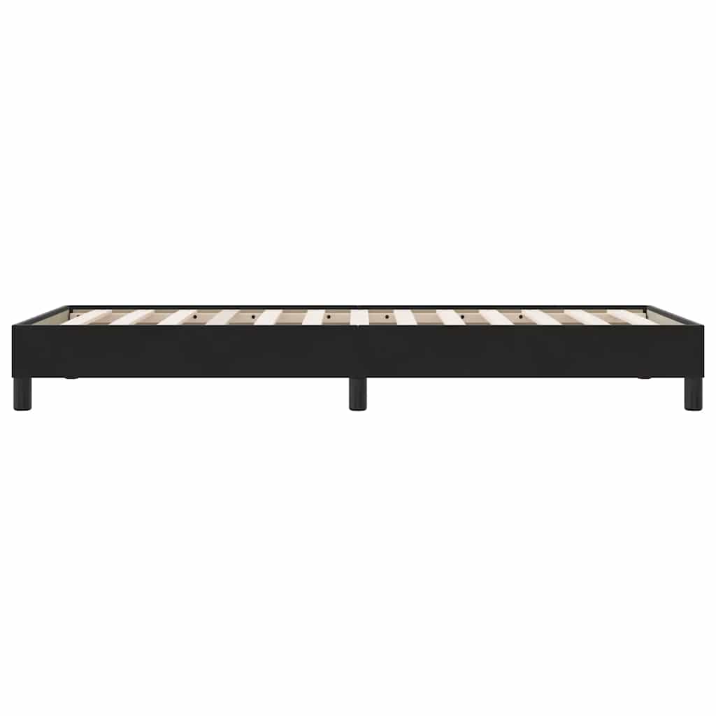 Boxspring zonder matras fluweel zwart 100x210 cm