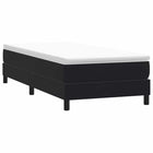 Box spring without mattress velvet black 100x210 cm