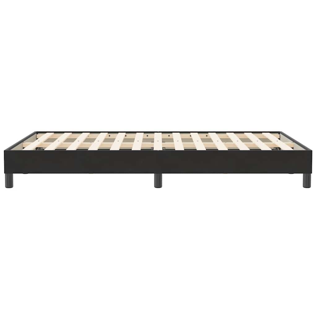 Boxspring zonder matras fluweel zwart 120x210 cm