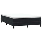 Boxspring 140x210 cm fluweel zwart