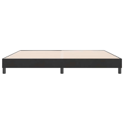 Boxspring zonder matras fluweel zwart 180x210 cm