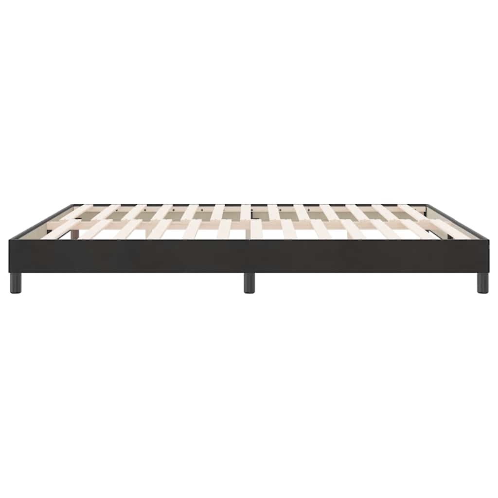 Boxspring zonder matras fluweel zwart 180x210 cm