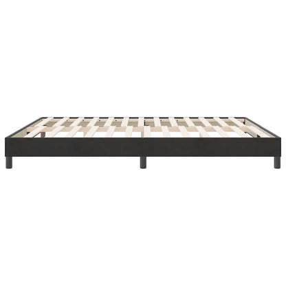 Boxspring zonder matras fluweel zwart 180x210 cm
