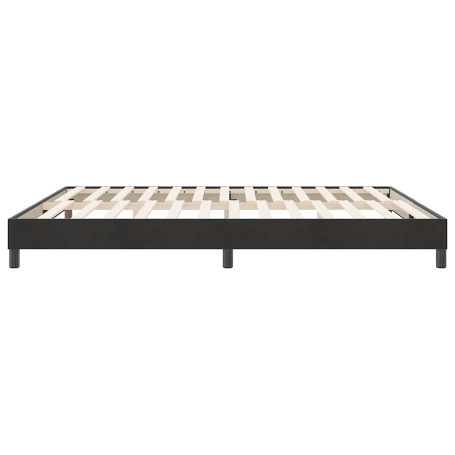 Boxspring zonder matras fluweel zwart 180x210 cm
