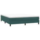 Boxspring 180x210 cm fluweel donkergroen