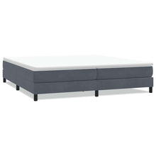 Boxspringbed zonder matras 200x210 cm fluweel donkergrijs