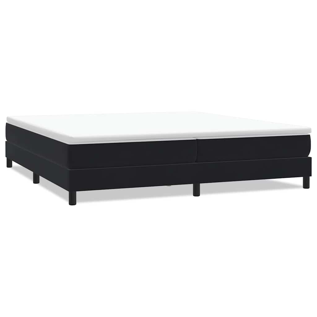 Boxspringbed zonder matras 200x210 cm fluweel zwart